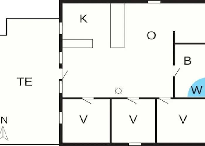 Three-bedroom In Thisted 4 * Nørre Vorupør